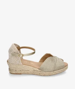 Alpargatas bloom&you AMBRETTA BAJA en oro