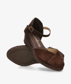 Alpargatas bloom&you DALIA en serraje marrón