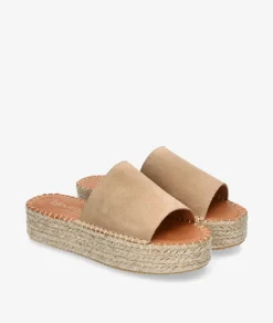 Alpargatas bloom&you DANDELION en serraje beige