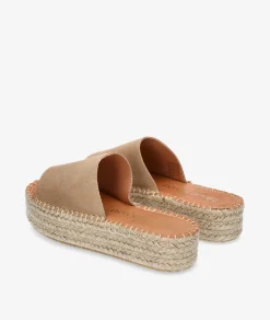 Alpargatas bloom&you DANDELION en serraje beige