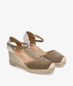 Alpargatas bloom&you KASTA en serraje taupe