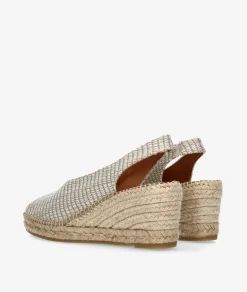 Alpargatas Viguera 2127 en plata