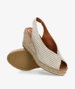 Alpargatas Viguera 2127 en plata