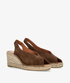 Alpargatas Viguera 2127 en serraje marrón