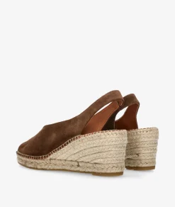 Alpargatas Viguera 2127 en serraje marrón