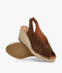 Alpargatas Viguera 2127 en serraje marrón
