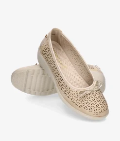 Bailarinas Amarpies 30120 en beige