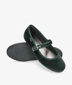 Bailarinas Victoria 104913 en VERDE TERCIOP