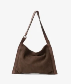 Bolso de piel Biba BEV1L en serraje marrón