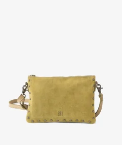 Bolso de piel Biba PRR1L PERRY en serraje mostazo