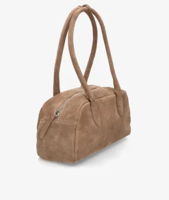 Bolso de piel BLOOM - CNP BLOOM BOWLING en serraje taupe