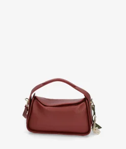 Bolso de piel BLOOM - FIN BLOOM GAIA en burdeos