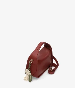 Bolso de piel BLOOM - FIN BLOOM GAIA en burdeos