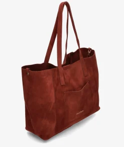 Bolso de piel bloom&you DALLAS en serraje burdeos