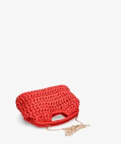 Bolso de rafia bloom&you BLOOM SOLEA en rojo