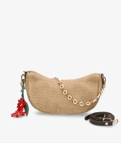 Bolso de rafia bloom&you BAGUETTE en beige