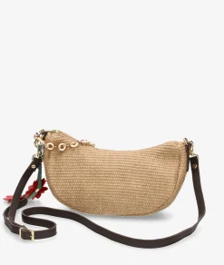 Bolso de rafia bloom&you BAGUETTE en beige
