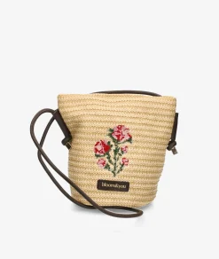 Bolso de rafia bloom&you BLOOM BASKET en beige