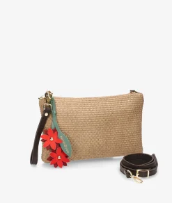 Bolso de rafia bloom&you MIST FOLDER en beige