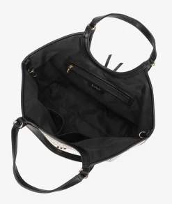 Bolso de rafia pabloochoa.shoes 21023 en negro