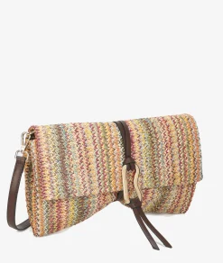 Bolso de rafia pabloochoa.shoes 21020 en multicolor