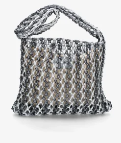 Bolso textil bloom&you AGATHA CROSSBODY en plata