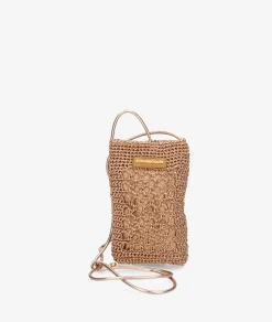 Bolso textil bloom&you SHINE MOBILE en oro