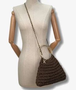 Bolso textil Martina K 9702 en marrón