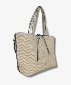 Bolso textil Martina K 25058 en topo