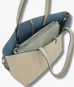 Bolso textil Martina K 25058 en topo