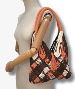 Bolso textil Martina K 9701 en marrón