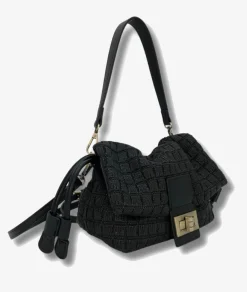 Bolso textil Martina K 25403 en negro