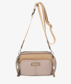 Bolso textil pabloochoa.shoes 20940 en camel