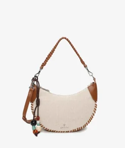 Bolso textil pabloochoa.shoes 21110 en beige