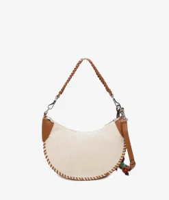 Bolso textil pabloochoa.shoes 21110 en beige