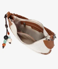 Bolso textil pabloochoa.shoes 21110 en beige