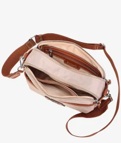 Bolso textil pabloochoa.shoes 21180 en camel