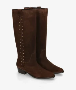 Botas bloom&you MALENA en serraje marrón