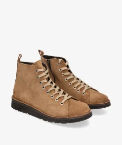 Botas Kénnebec 551 CREMALLERA en serraje taupe