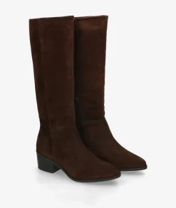 Botas pabloochoa.shoes 39511 en serraje marrón