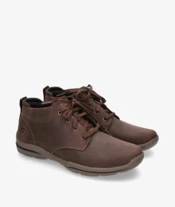 Botas Skechers 64857 en nobuck marrón