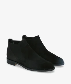 Botines Alpe 2646 en serraje negro