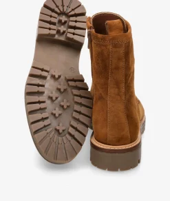 Botines Alpe 2610 en serraje cuero