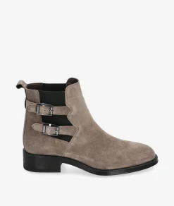 Botines Alpe 5187 en serraje gris