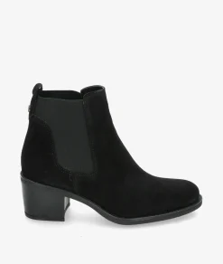 Botines Alpe 2202 en serraje negro