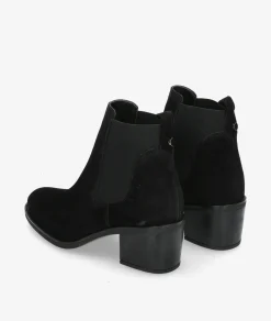 Botines Alpe 2202 en serraje negro