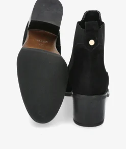 Botines Alpe 2202 en serraje negro