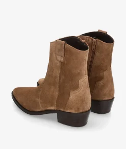 Botines Alpe 2548 en serraje taupe