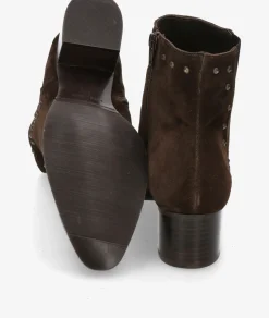 Botines bloom&you MEGAN en serraje marrón