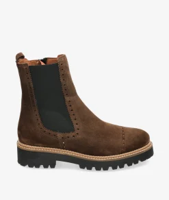 Botines Bryan 4328-R en serraje marrón